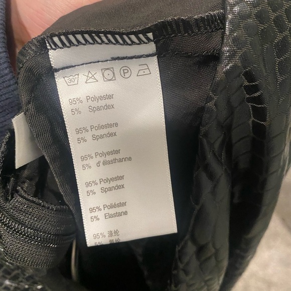 Kim Shui Black Croc-Embossed Jersey Midi Skirt - NWT - Picture 11 of 15